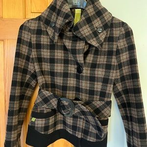 Wool coat made in Ukraine. Excellent condition.